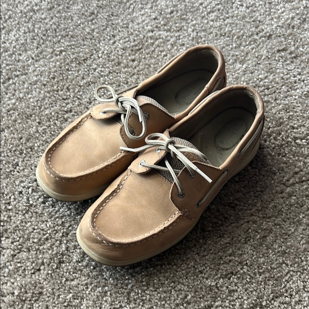 Sperry Tan Flats Moccasin-Style Loafers